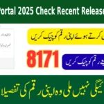 8171 Web Portal 2025 Check Recent Release Payment Using CNIC Know Full Details Step By Step