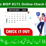 How to Easily Do BISP 8171 Online Check Balance