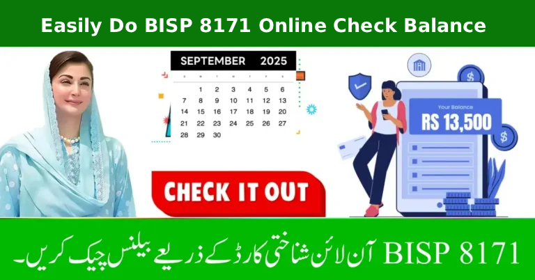 How to Easily Do BISP 8171 Online Check Balance