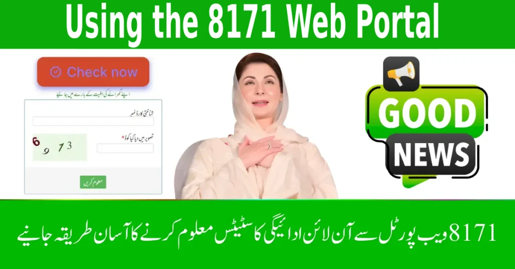 Using the 8171 Web Portal
