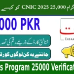 Ehsaas Program 25000 Verification