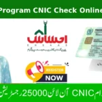 Ehsaas Program CNIC Check Online 25000