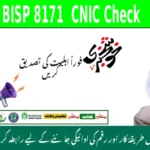 BISP 8171 Web Portal CNIC Check September 2025