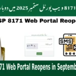 BISP 8171 Web Portal Reopens in September 2025