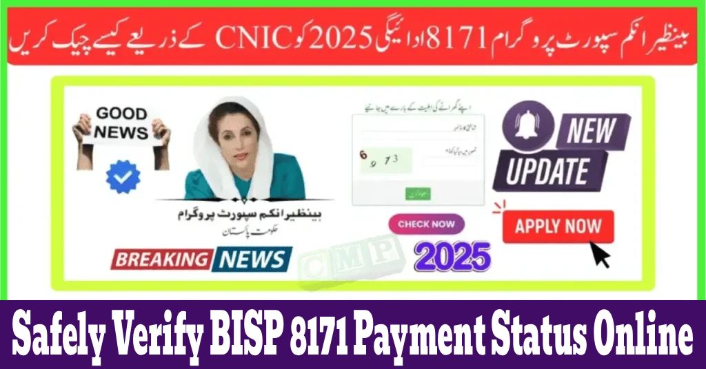 How to Safely Verify BISP 8171 Payment Status Online with CNIC in 2025