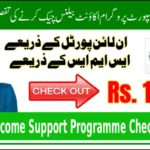 Benazir Income Support Programme Check by CNIC