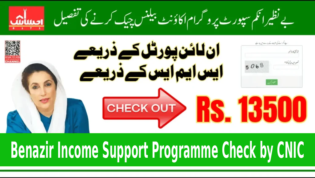 Benazir Income Support Programme Check by CNIC