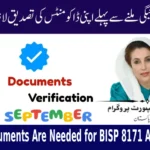 What Documents Are Needed for BISP 8171 Application