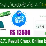 BISP 8171 Result Check Online by CNIC