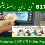 How to Complete BISP 8171 Online Registration