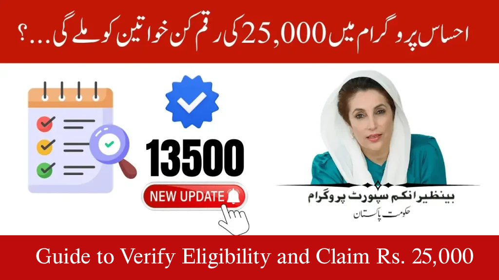 Ehsaas Program CNIC Check Online 25000 Web Portal