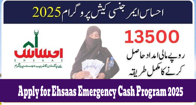 How to Apply for Ehsaas Emergency Cash Program 2025?