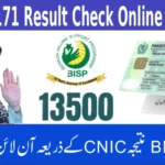 BISP 8171 Result Check Online by CNIC