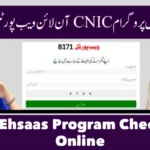 8171 Ehsaas Program Check CNIC Online Web Portal Guide 2025