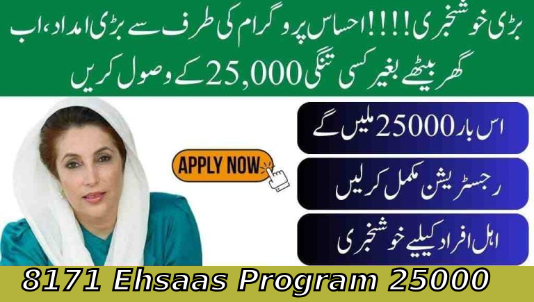 8171 Ehsaas Program 25000 BISP CNIC Check Online – Easy Guide to Verify Your Payment Status