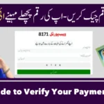 8171 Web Portal 2025 Check Recent Release Payment Using CNIC
