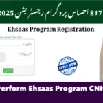 Easily Perform Ehsaas Program CNIC Check and Online Registration in Pakistan