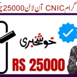 Ehsaas Program CNIC Check Online 25000