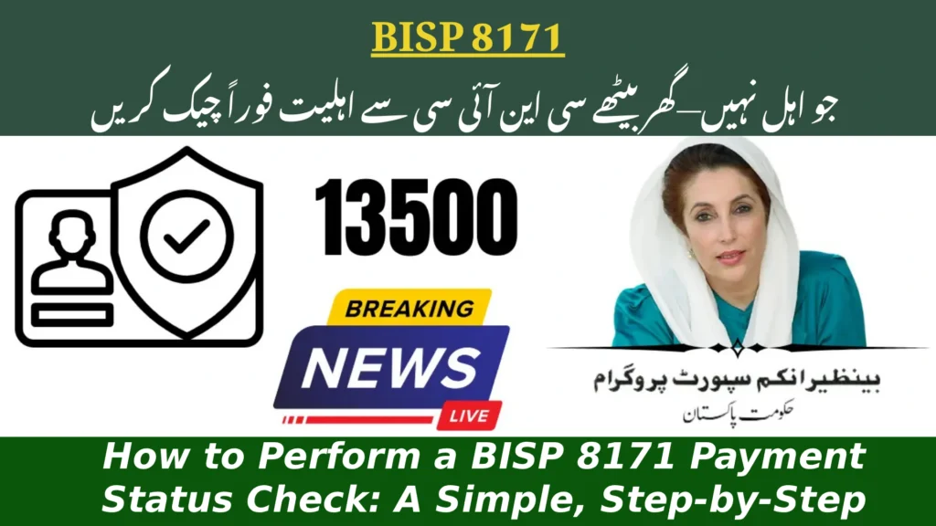 How to Perform a BISP 8171 Payment Status Check: A Simple, Step-by-Step Guide